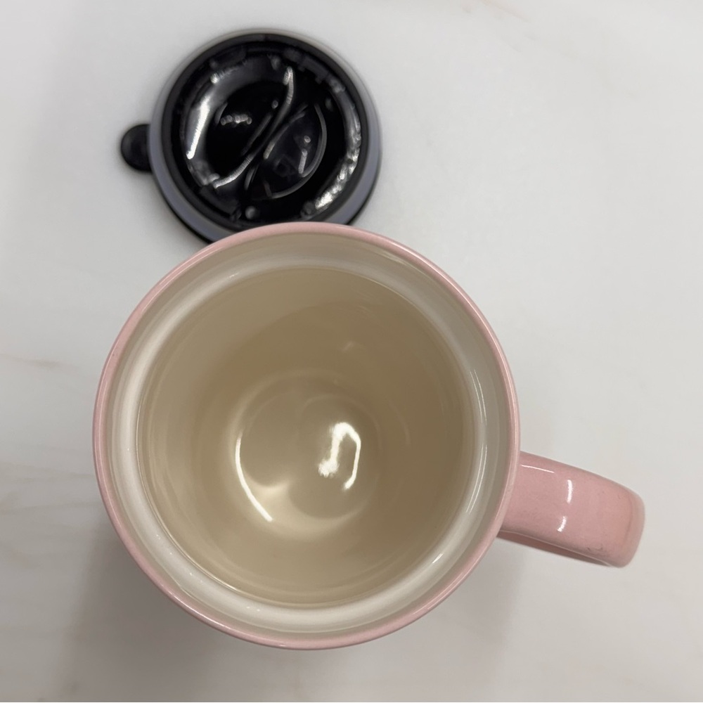 Pink Virgo Tarot Card Woman Tall Mug Zodiac Witchy Cute With Lid - Picture 4 of 5